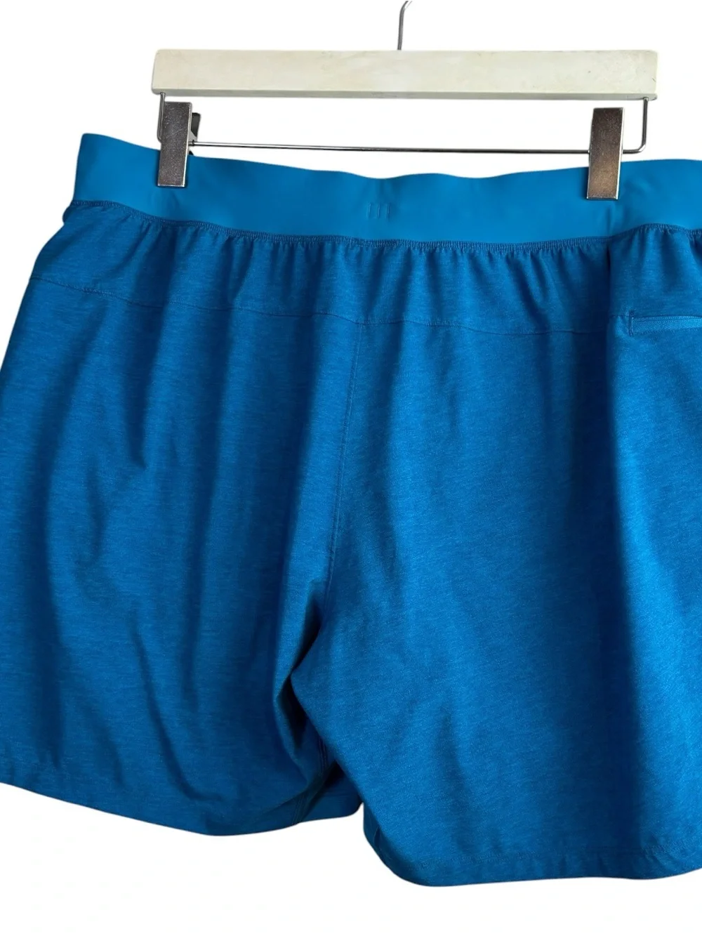 Lululemon T.H.E. Short 7" Nulux Liner Heathered Vivid Aqua men’s size XXL - Picture 8 of 10